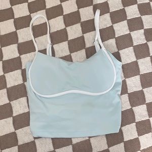 Gilly Hicks crop tank, built-in bra